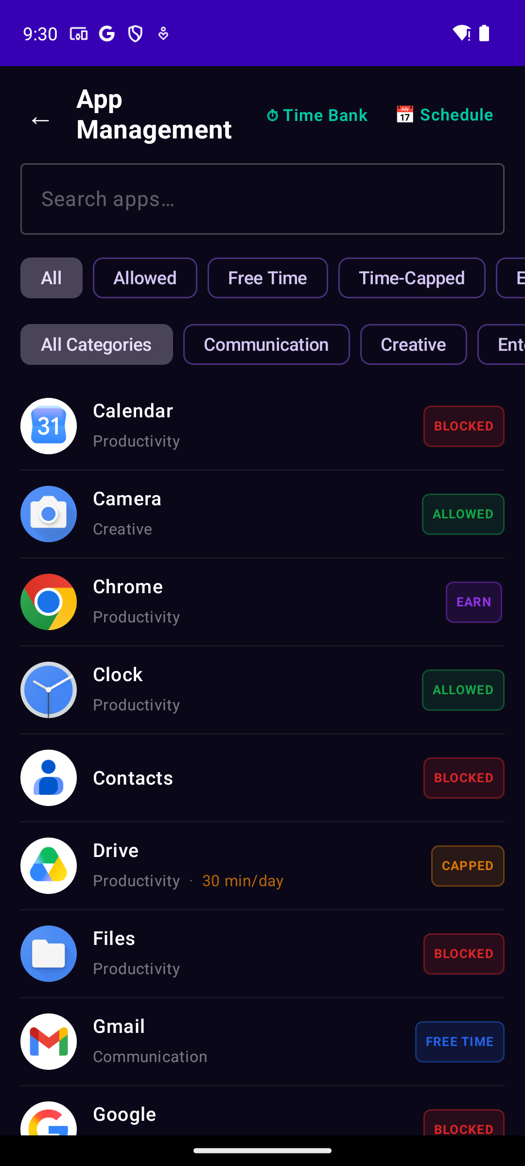 App management